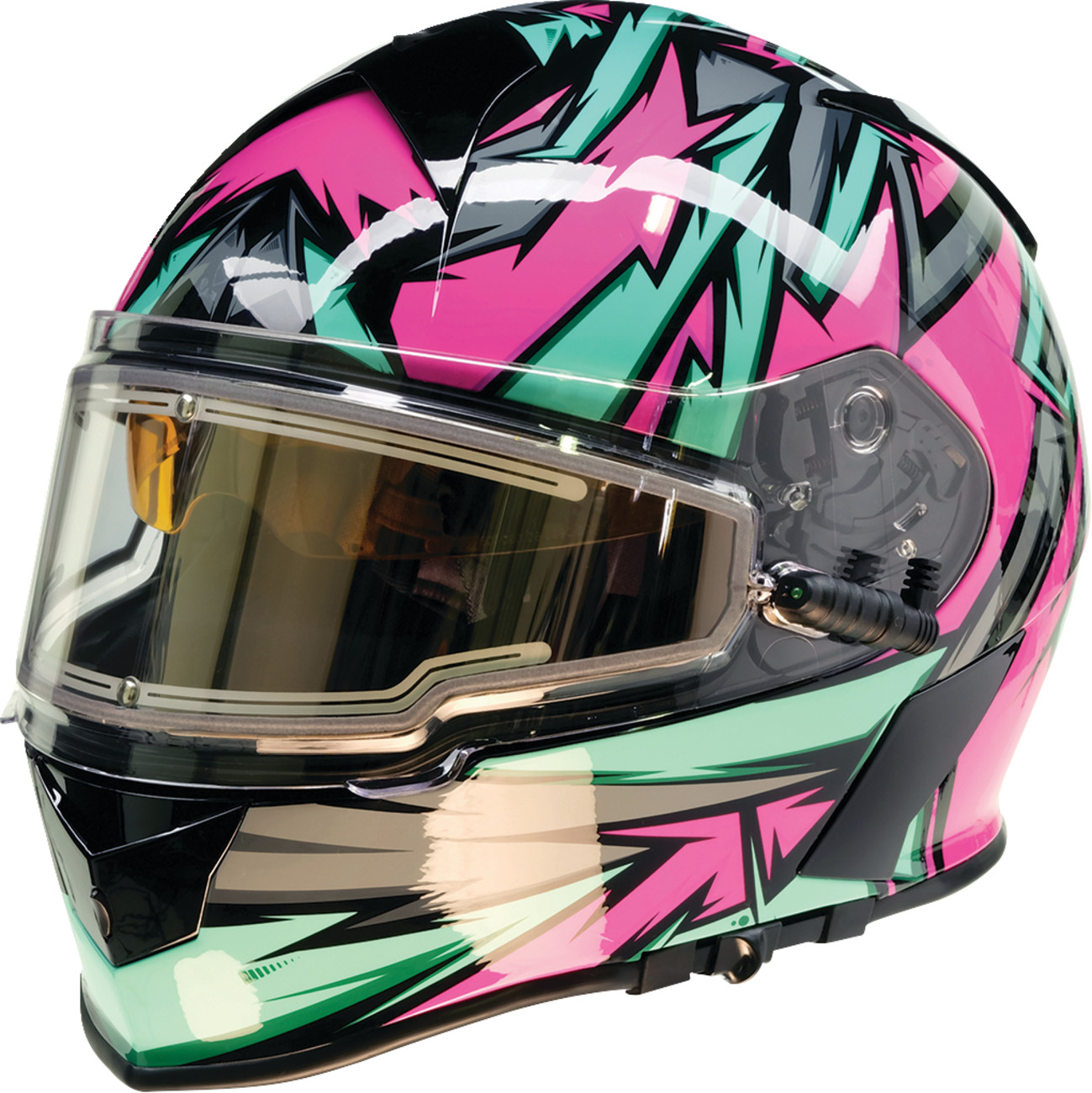 Z1R - Warrant Snow Helmet Neuron Pink/Teal 2XL | 0101-17216