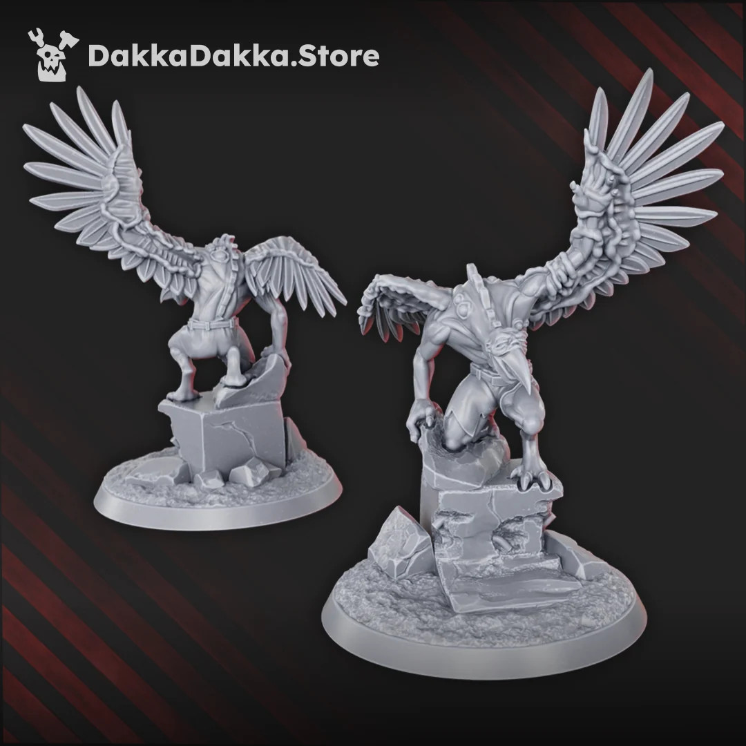 Birdfused Wings Squad - Resin Tabletop Miniature