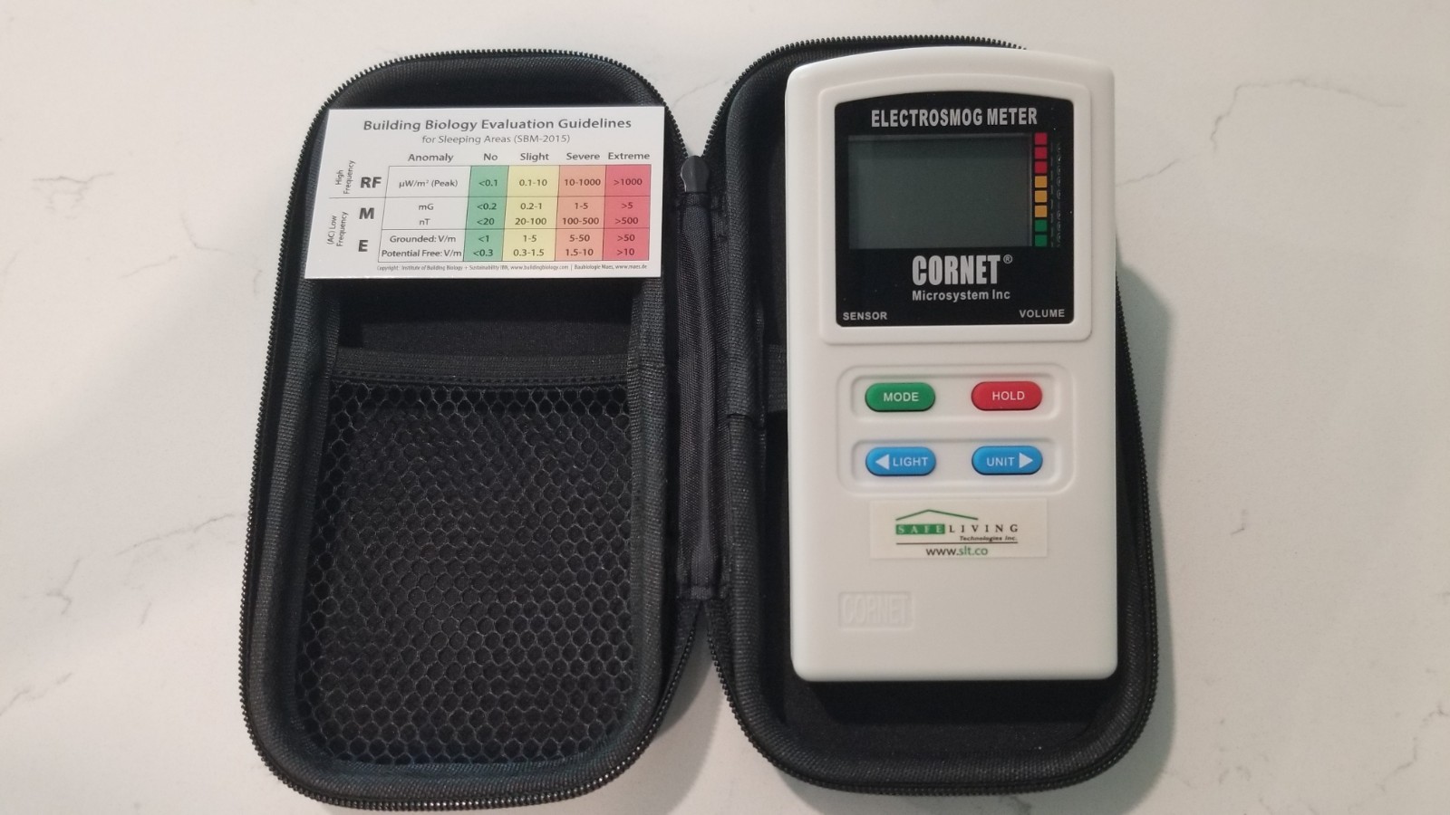 Cornet ED88TPlus Tri-Field RF / EMF Electrosmog Detector 100MHz - 8GHz With Case
