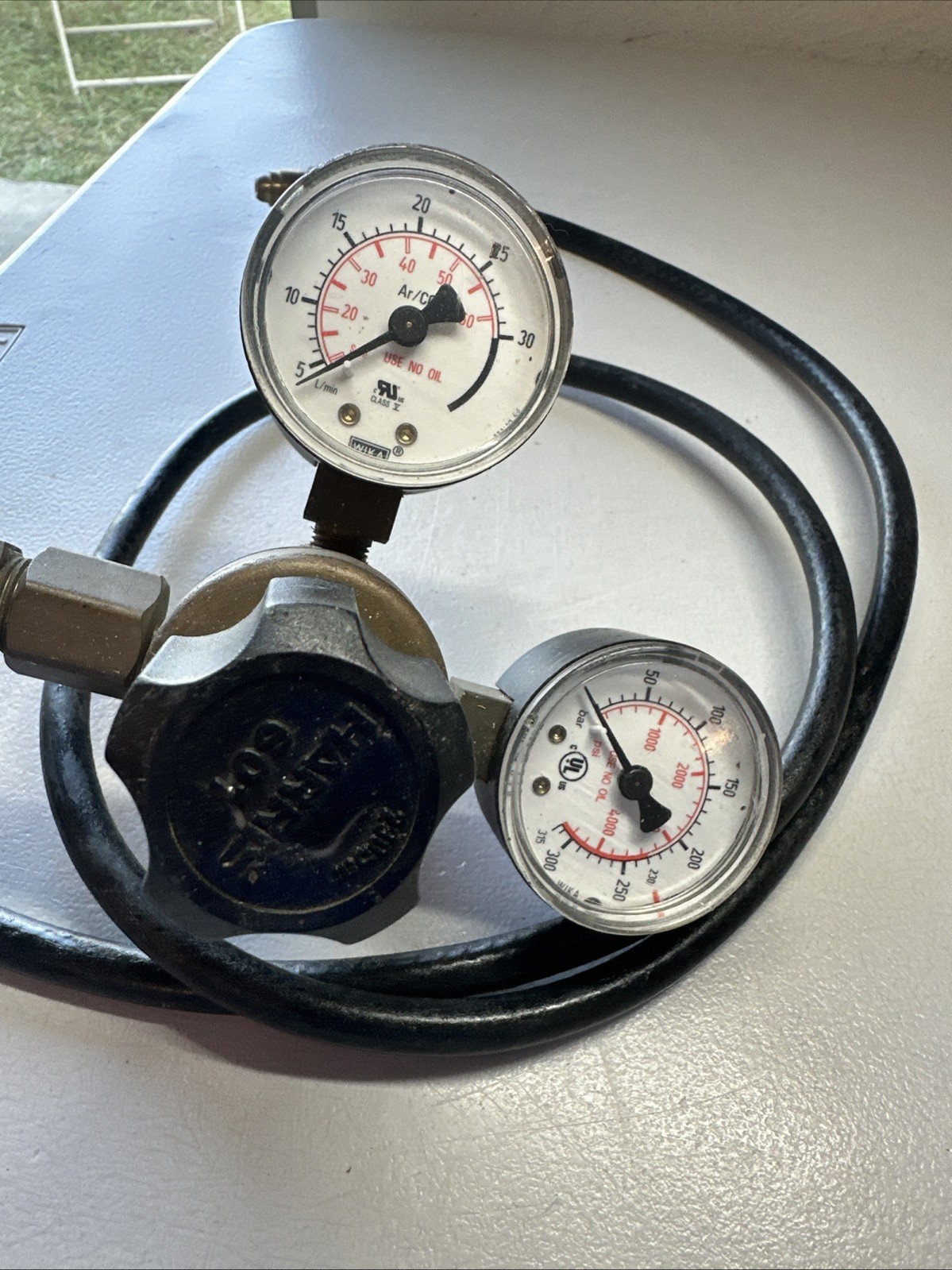 Harris Model 601 Argon General Purpose Flowgauge Regulator