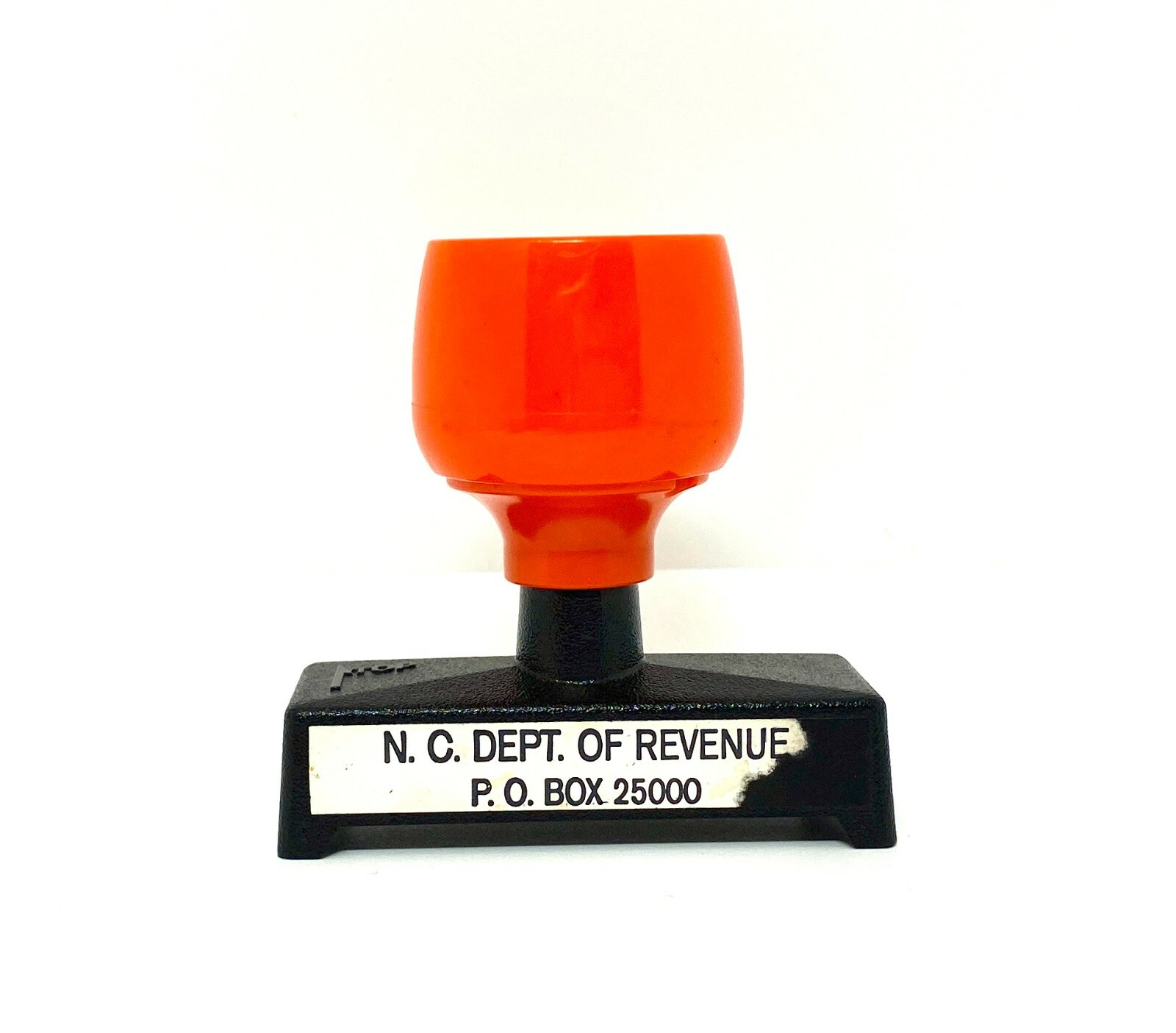 Business Manual Rubber Address Stamp for N.C. Dept. of Revenue P.O Box 25000