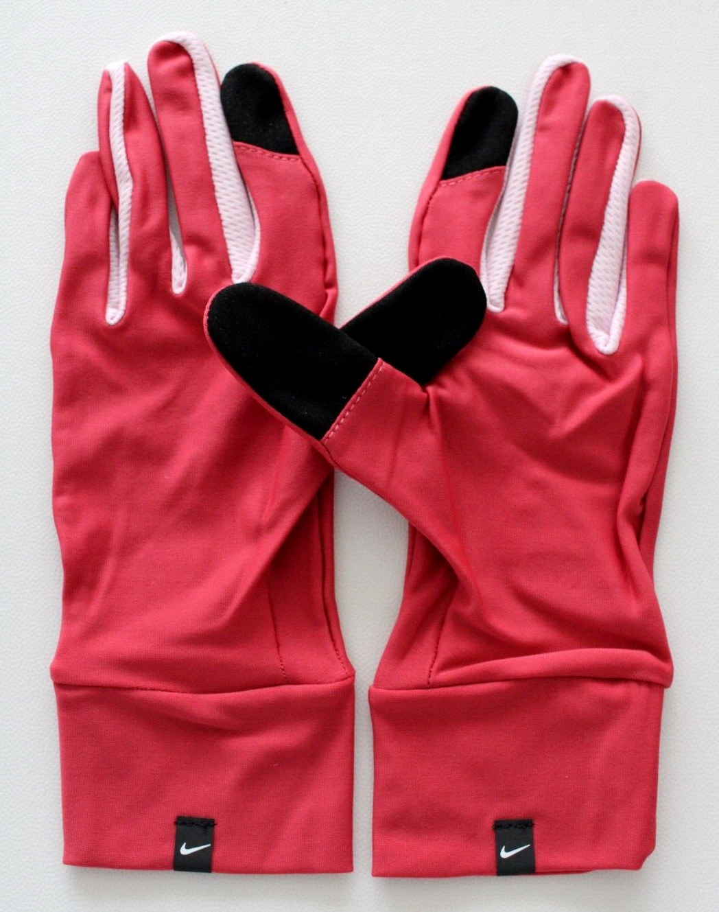Nike Lightweight Tech Running Gloves Womens Medium Archaeo Pink/Silver