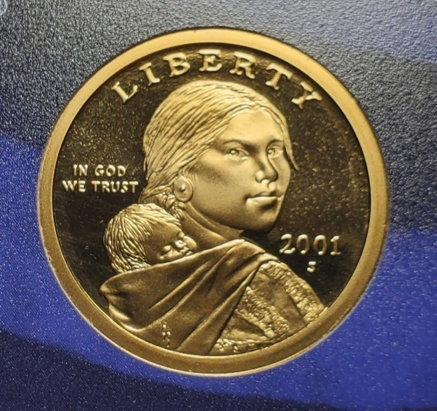 2001 S SACAGAWEA DOLLAR $1 US PROOF UNC #P3523