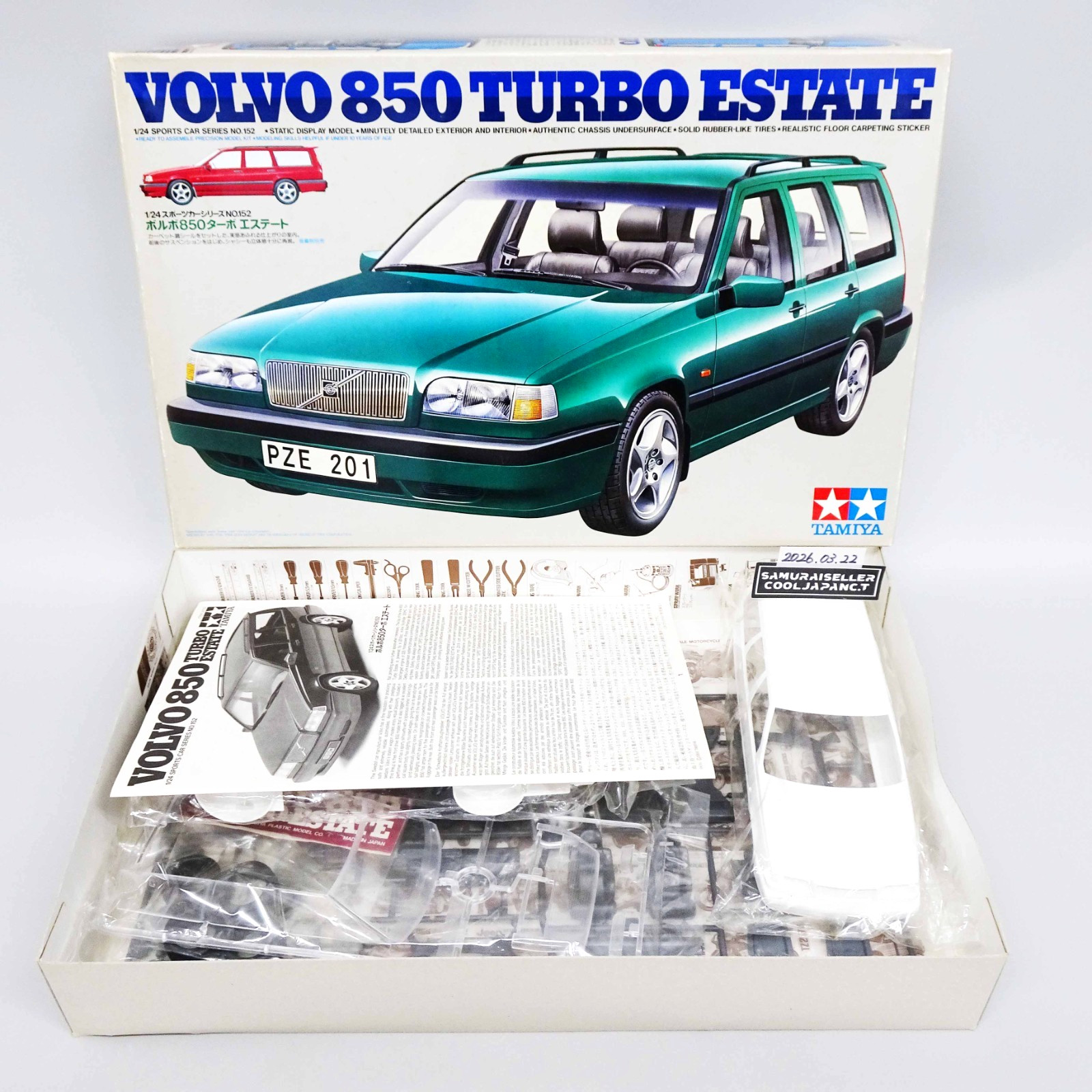 Tamiya 1/24 Volvo 850 Turbo Estate Model Kit 24152 Japan NEW