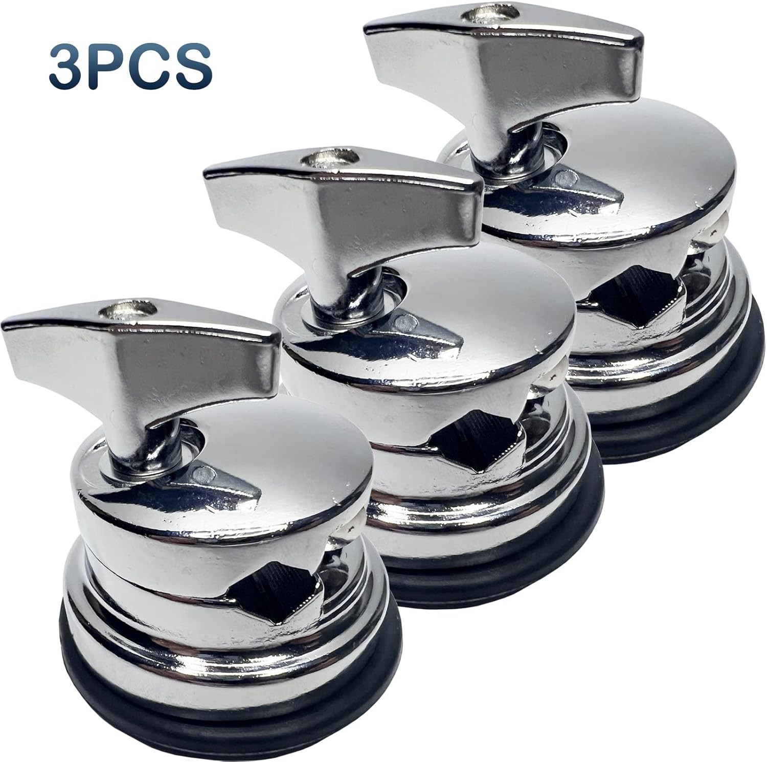 3pcs Floor Tom Drum Leg Bracket Mount, Drum Holder Base Plate Rack Clamp, Tom Dr