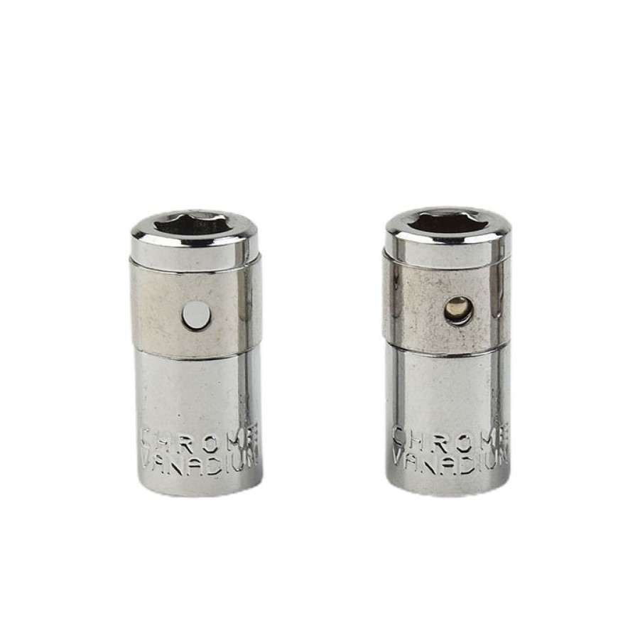2x 1/4 Square Drive To 1/4 Hex Socket Bits Converter Screwdriver Bit Adapter