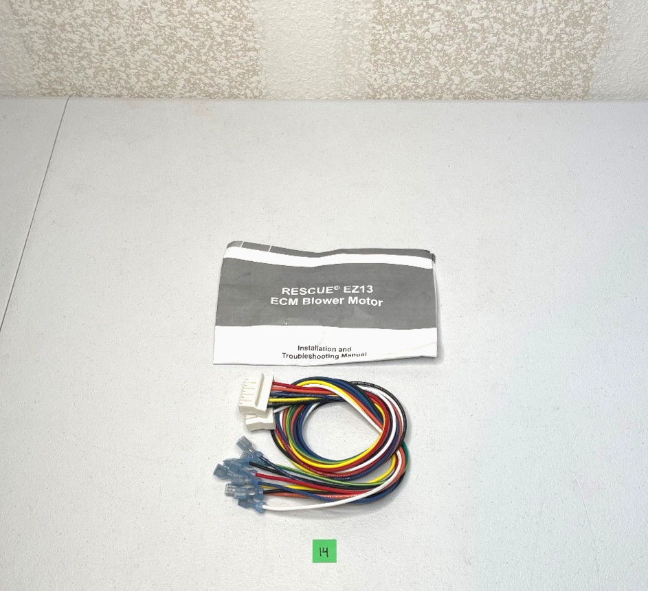 Nidec Rescue EZ13 ECM Motor Wiring Harness (Harness Only)