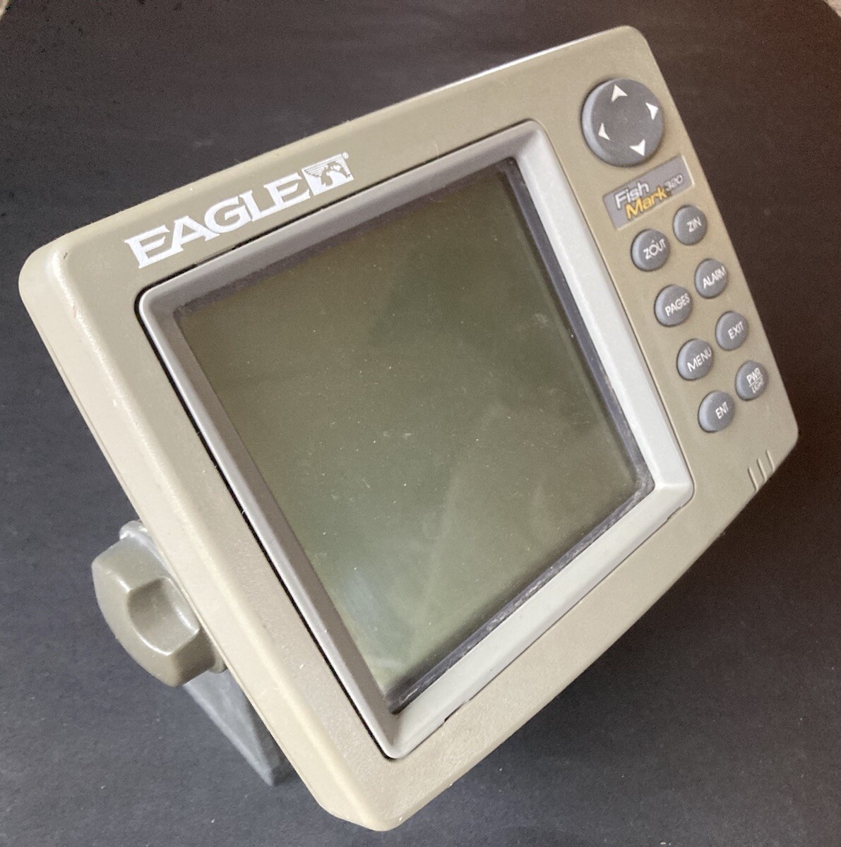 Eagle Fish Mark 320 Fishfinder Head & Mounting Bracket Only ~ Untested
