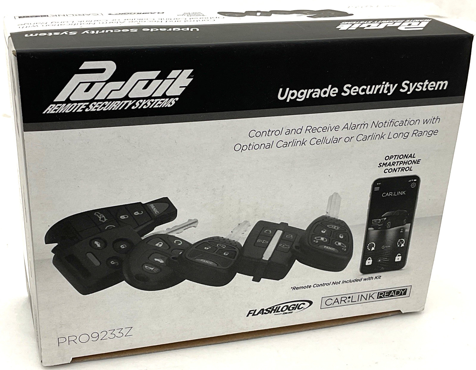 PURSUIT CAR ALARM PRO9233z REMOTE SECURITY SYSTEM NEW