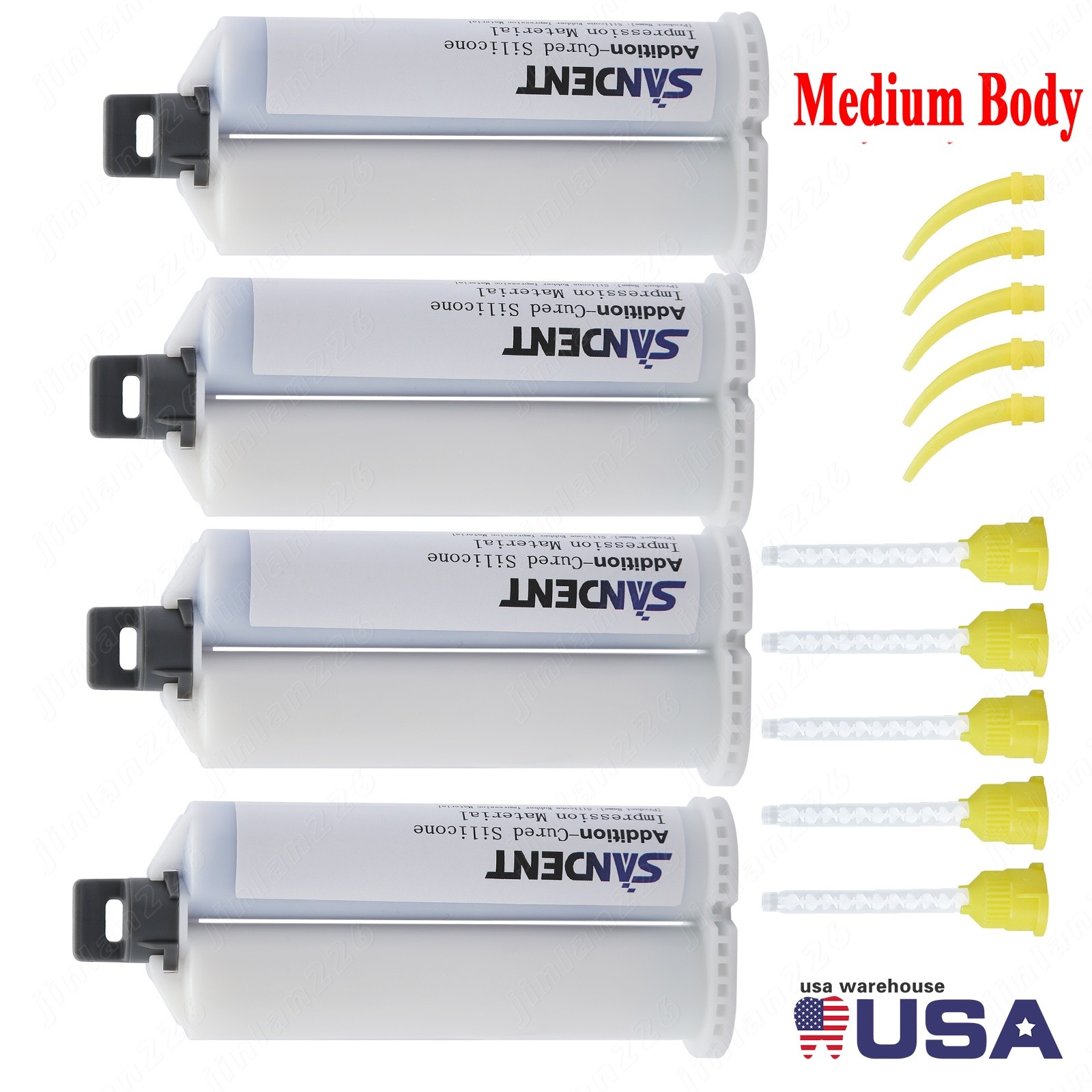 VPS Impression Material Medium Body Regular Set 4/Pk 50 mL