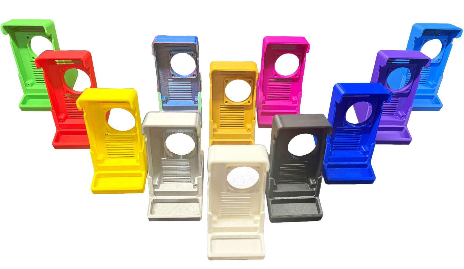 CUSTOM COLOR Display Case for BitAxe Gamma 601 + Matching Fan Guards