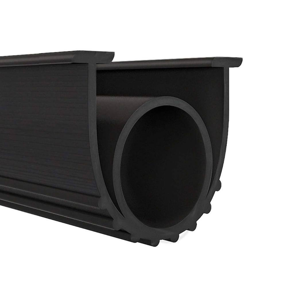 16.5 Ft. Black Universal Weatherproof Rubber Seal Strip Installs Easily for Gara