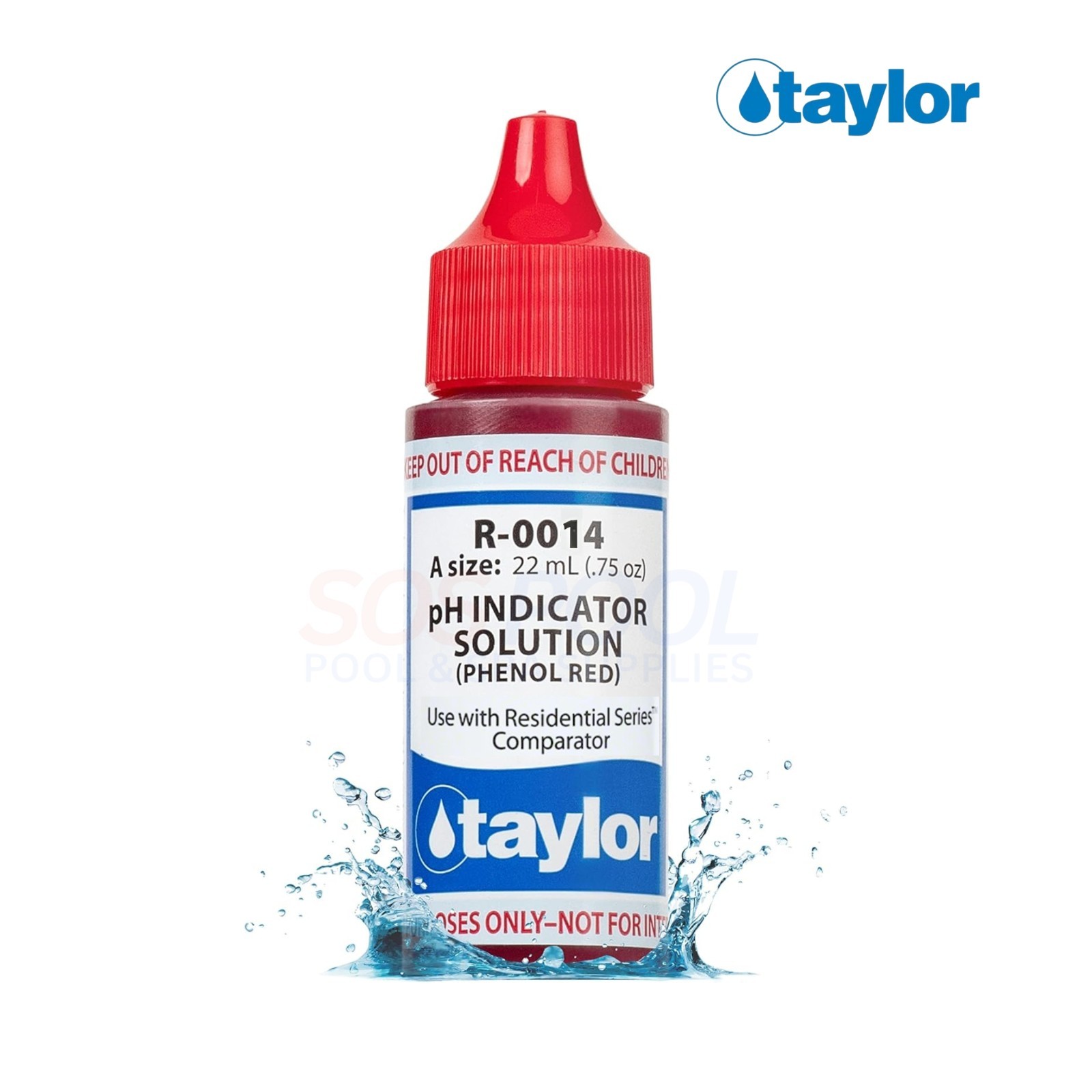 PH INDICATOR SOLUTION - .75OZ (TAYLOR WATER TECHNOLOGIES - R-0014-A)