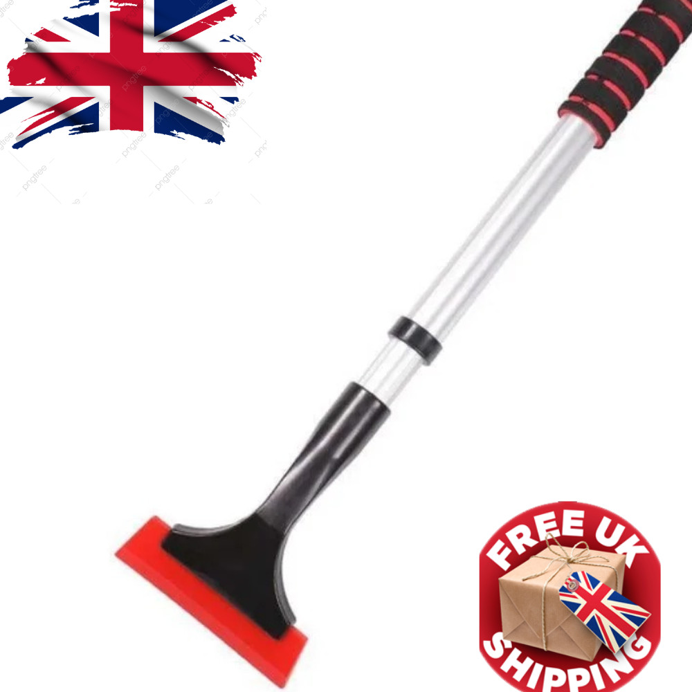 Extendable Car Snow Brush Ice Scraper Long Reach Windshield Frost Removal Tool