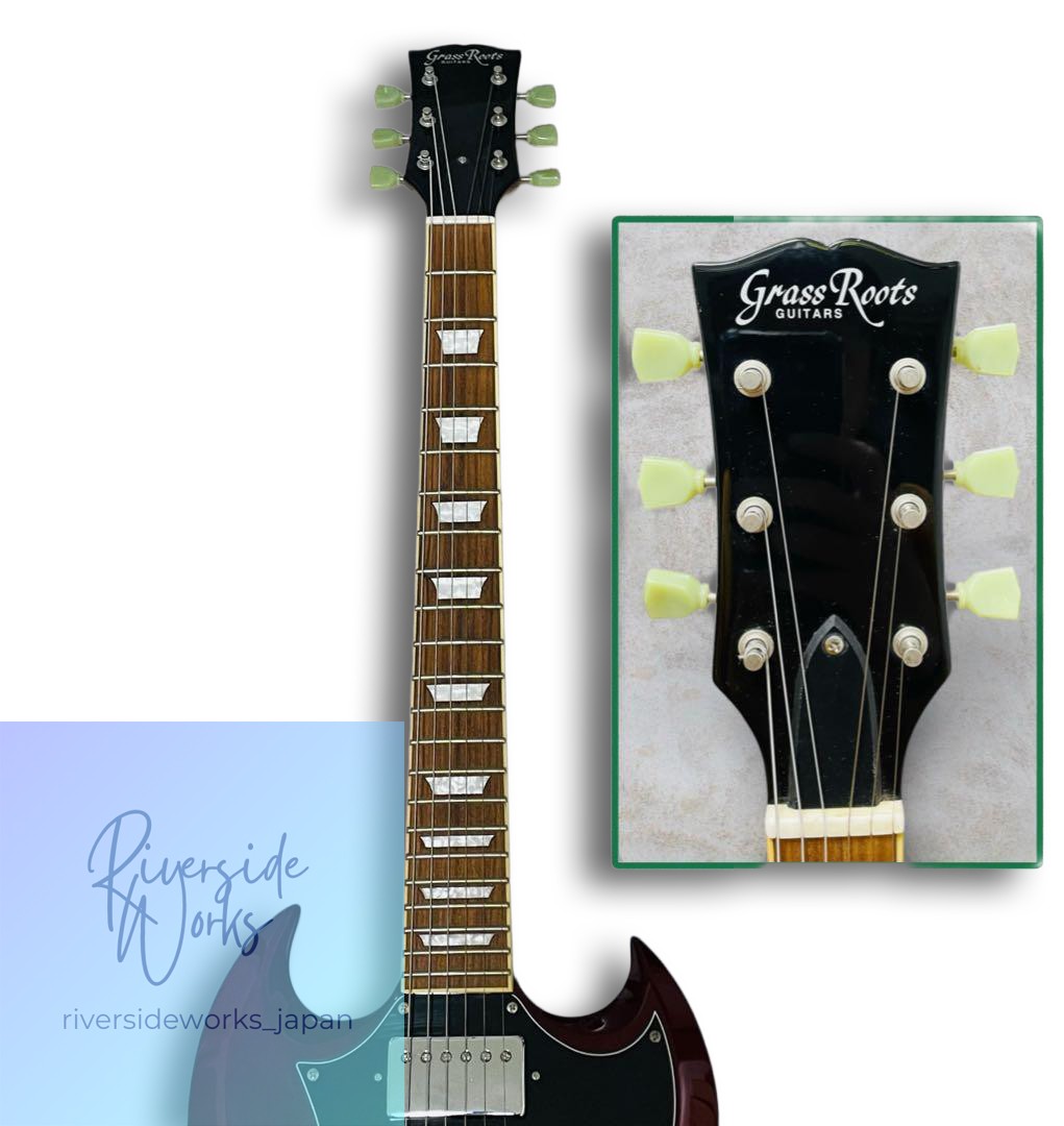 Mint GrassRoots G-SG-STD Electric Guitar Cherry Color