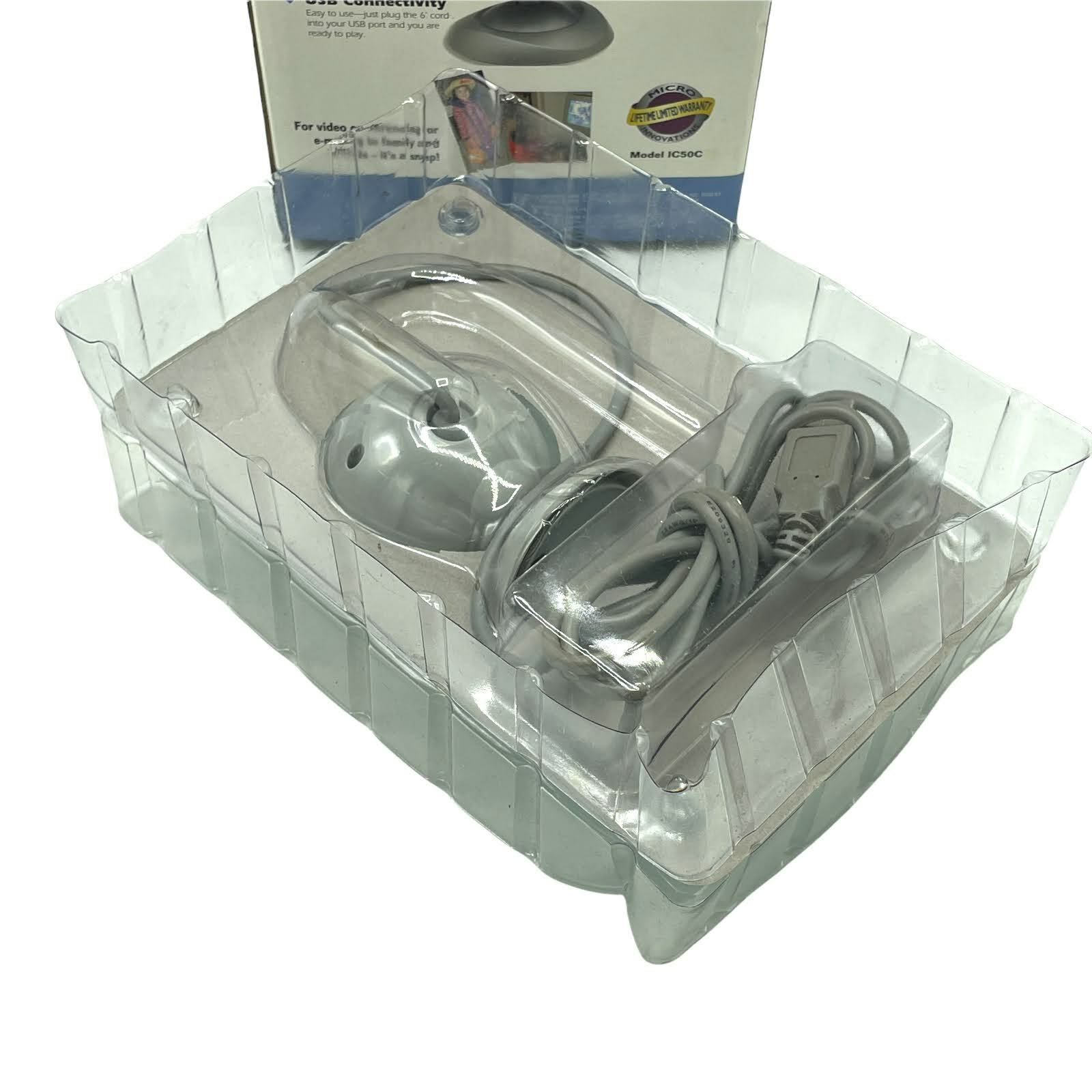 Micro Innovations Basic Vintage Webcam Web Cam USB Model PC/Internet IC50C