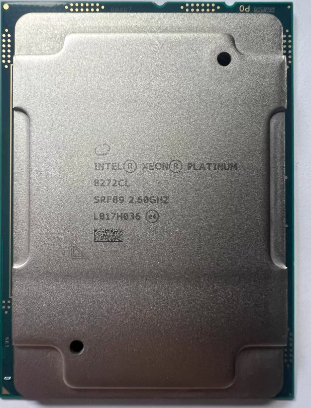 Intel Xeon Platinum 8272cl CPU processor srf89 26-core 2.60ghz 35.75mb lga-3647.