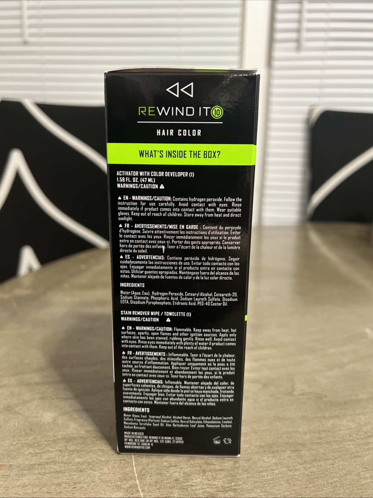 REWIND IT 10 Light Brown Men's Hair Color