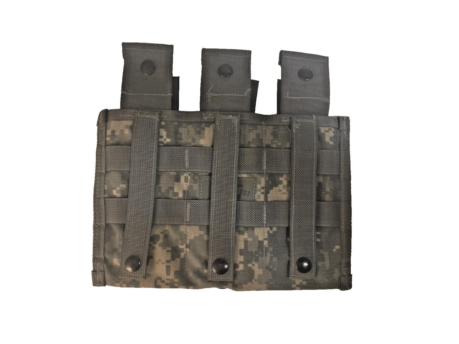 Three Mag Side by Side Ammo Pouch - ACU - USGI - Military Surplus