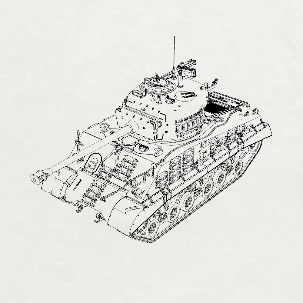 MRY-SFW SS144 1/144 US Sherman M4A3(76)W HVSS Tank Kit