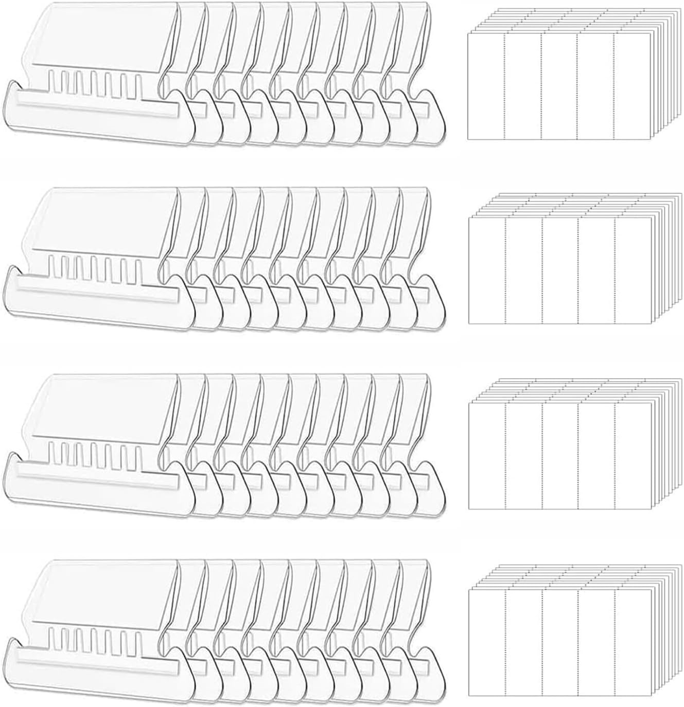 200 File Folder Tabs Insertable Hanging Folder Labels With 400 Blank Inserts