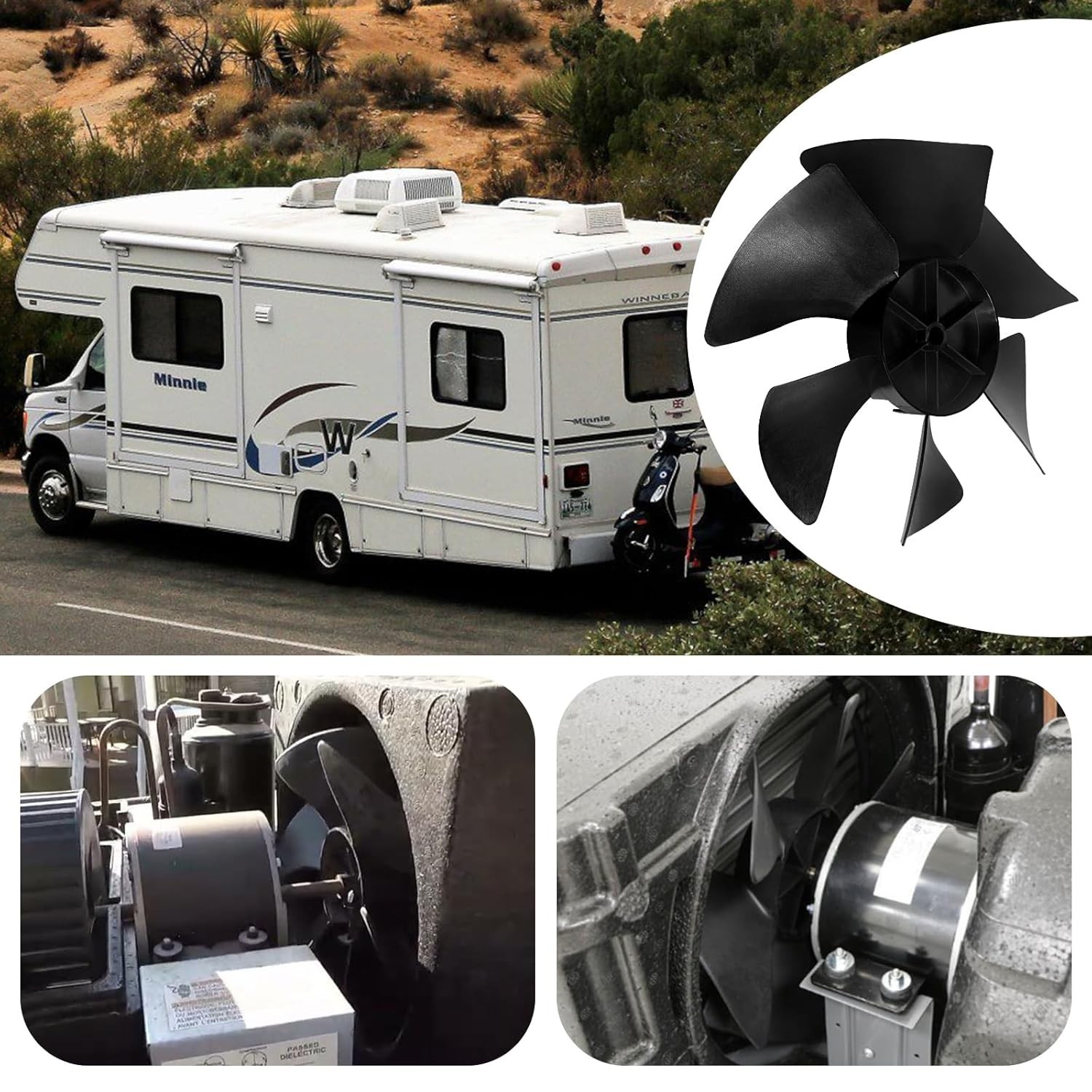 Fan Blade for Dometic Brisk Air Conditioner RV AC