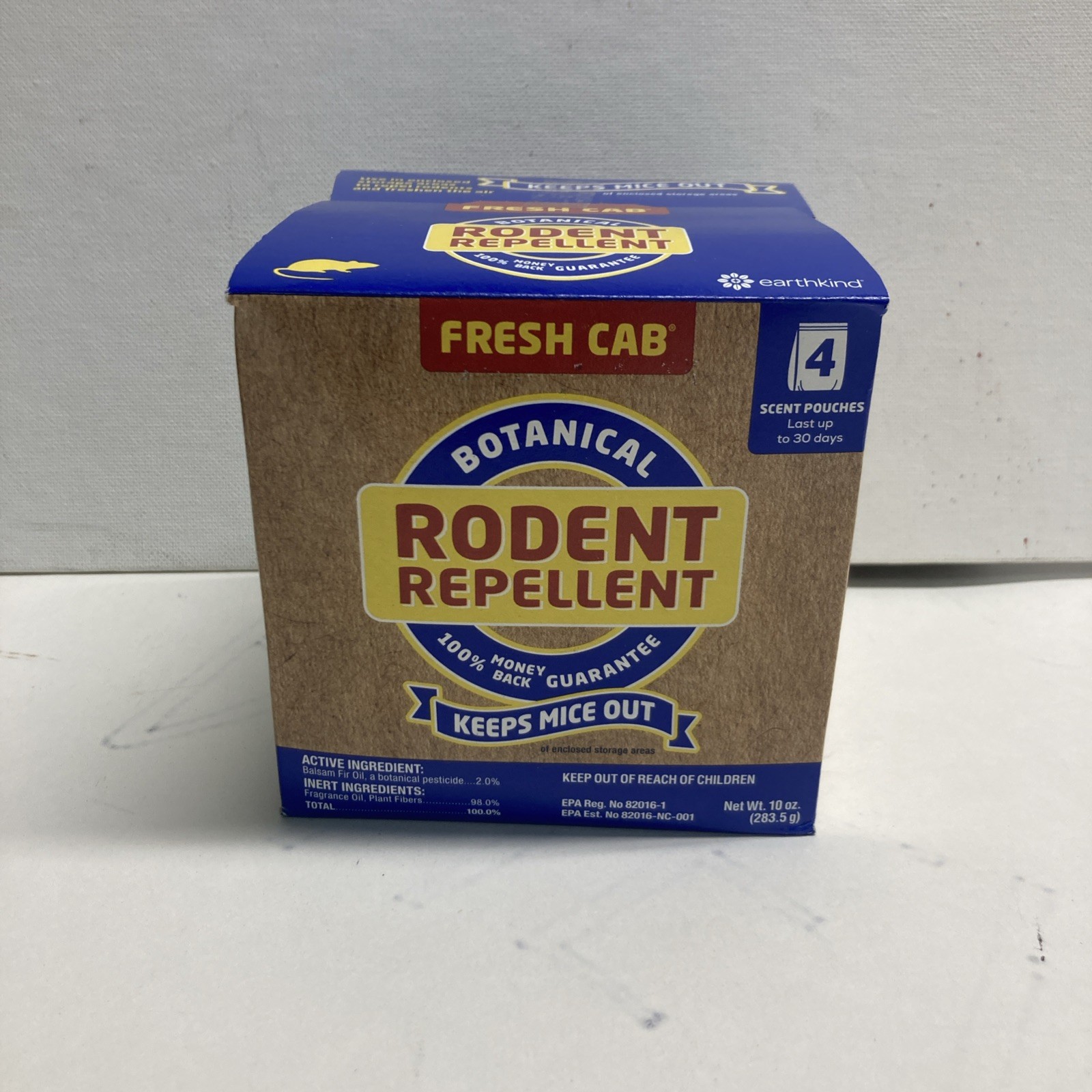 New Fresh Cab Rodent Repellent - Botanical Pest Control for Indoor Use
