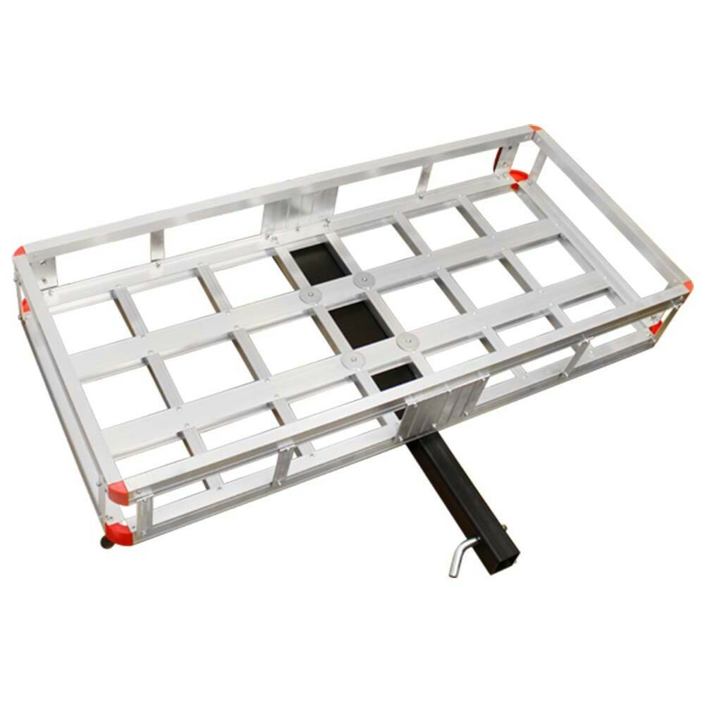 Aluminum Hitch Cargo Carrier 500 lb Capacity Fits 2" Receiver SUV Truck Rack