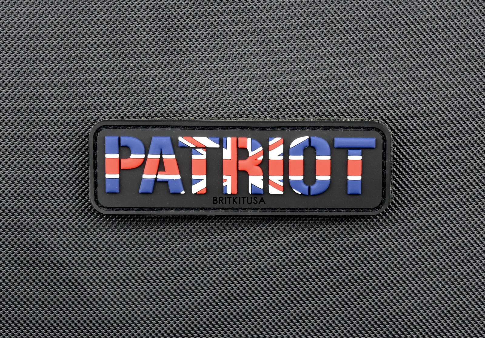 British Patriot 3D PVC Rubber Uniform Patch Union Jack Bulldog Spirit Britain