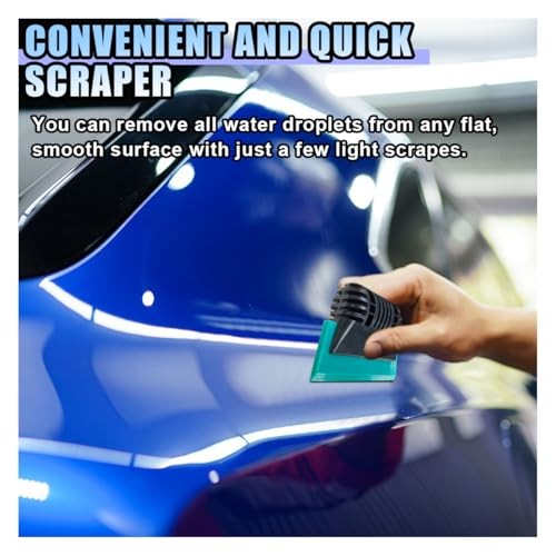Small Squeegee, PPF Window Tint Squeegee, Rubber Non-Slip Handle Tint Blue