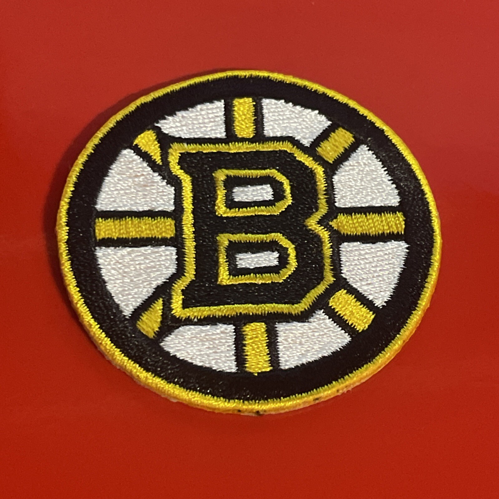 Boston Bruins “B” Logo Patch Embroidered 2” Iron On NHL
