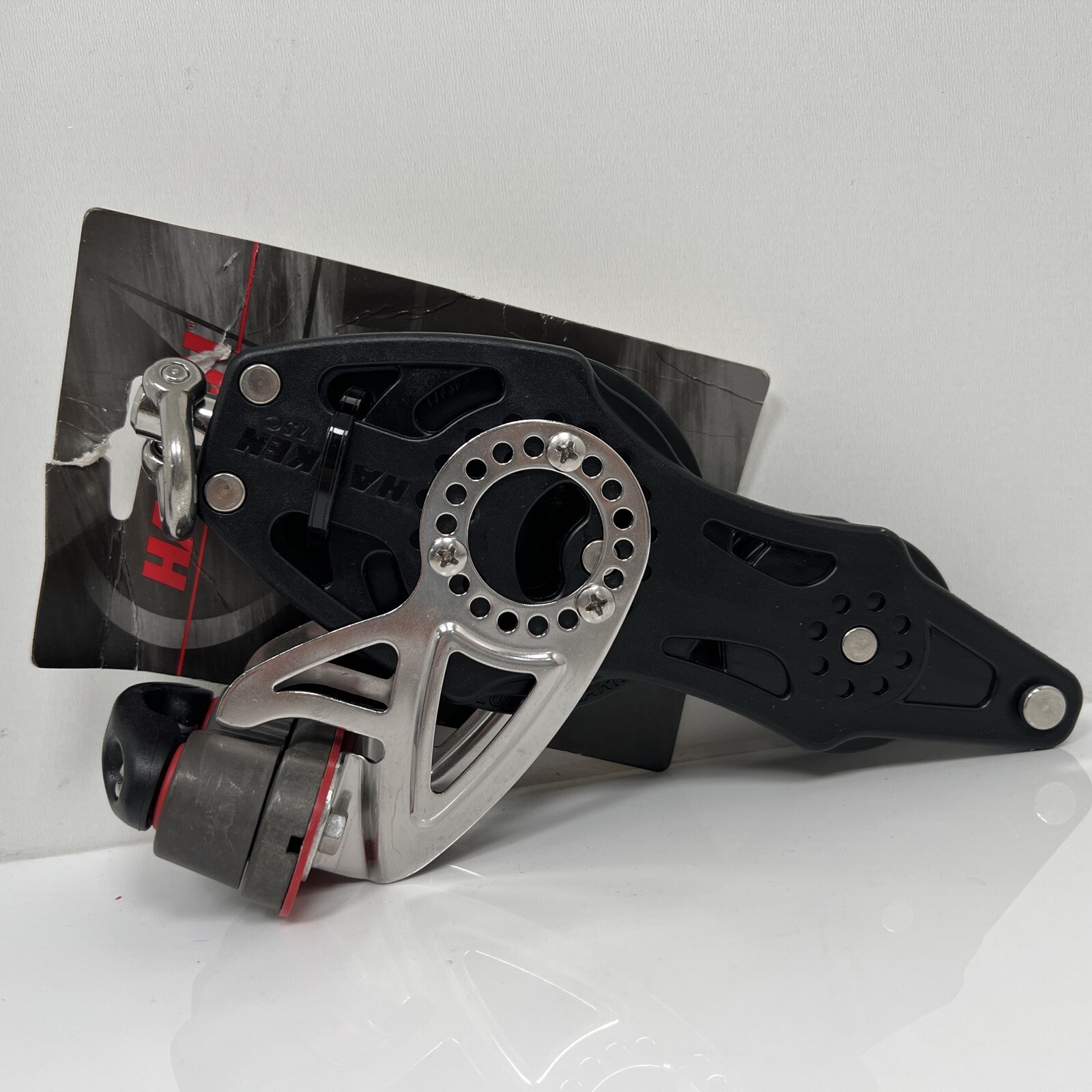 HARKEN 2693 CARBO AIRBLOCK 75MM CARBO FIDDLE W/CAM & BKT NEW