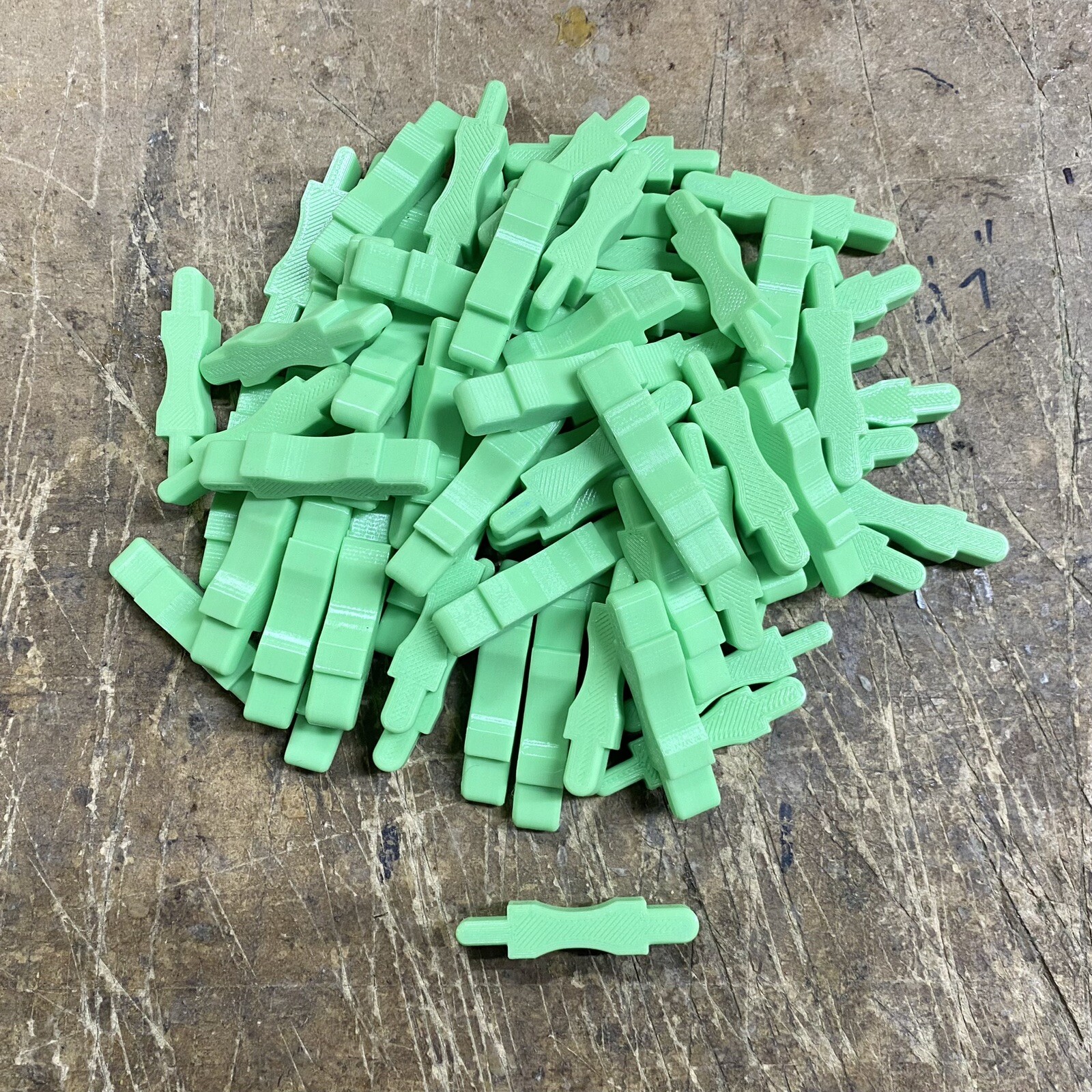 45 Double Ended Piano Key Bushing Cauls for .162” size keypins Mortise and Final