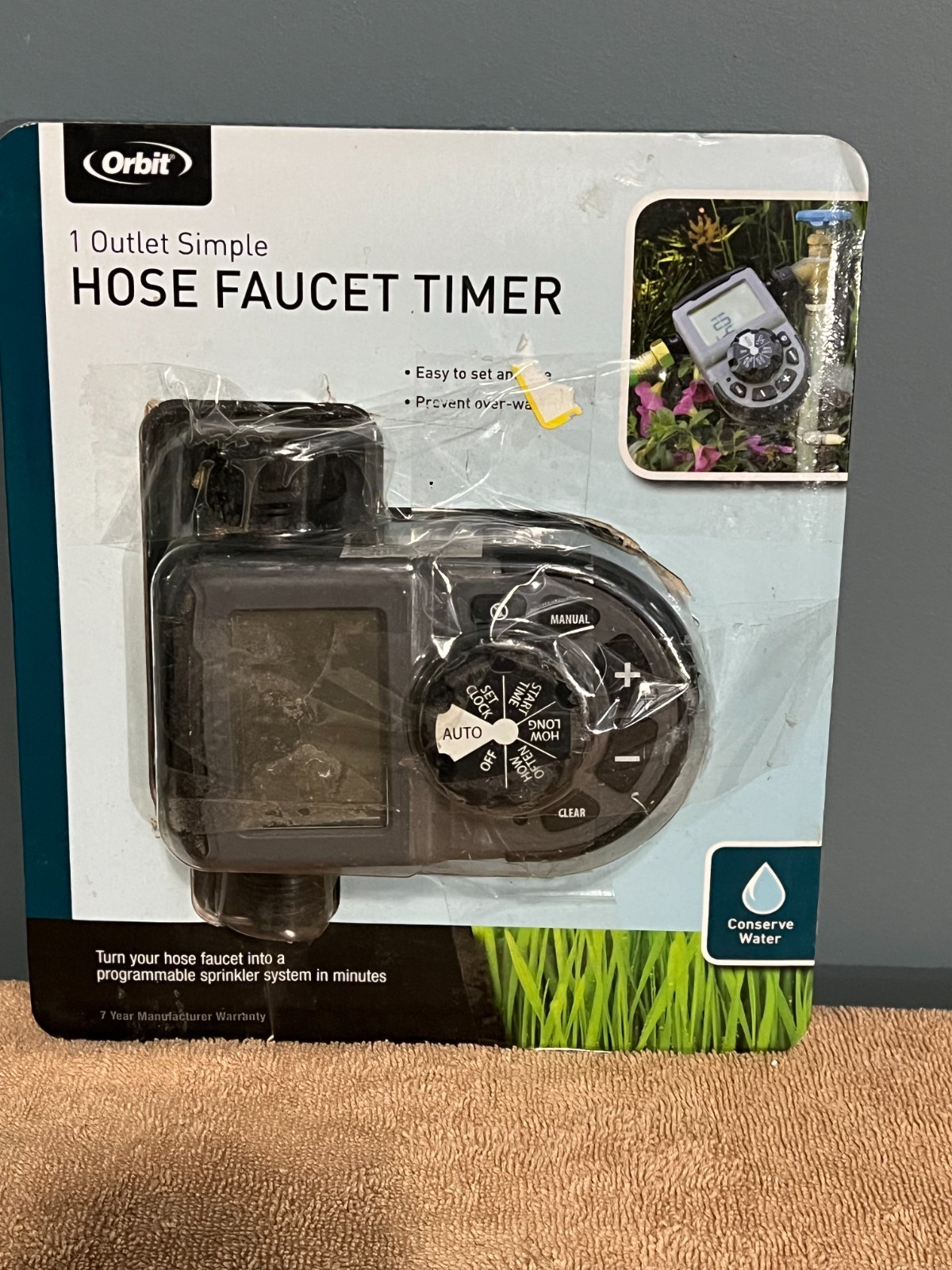 Orbit 1-Outlet Programmable Hose Watering Timer Sprinkler Timer 56619