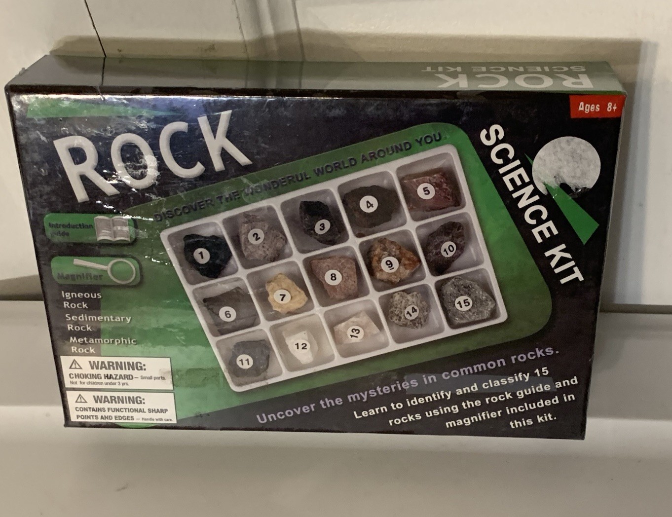 Rock Science Kit Guide And Magnifier 15 Rocks