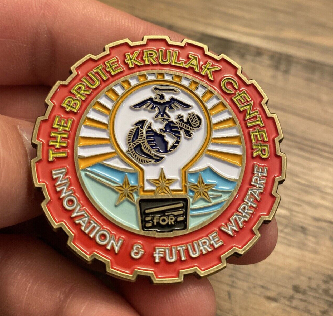 Brute Krulak Center for Innovation & Future Warfare Challenge Coin