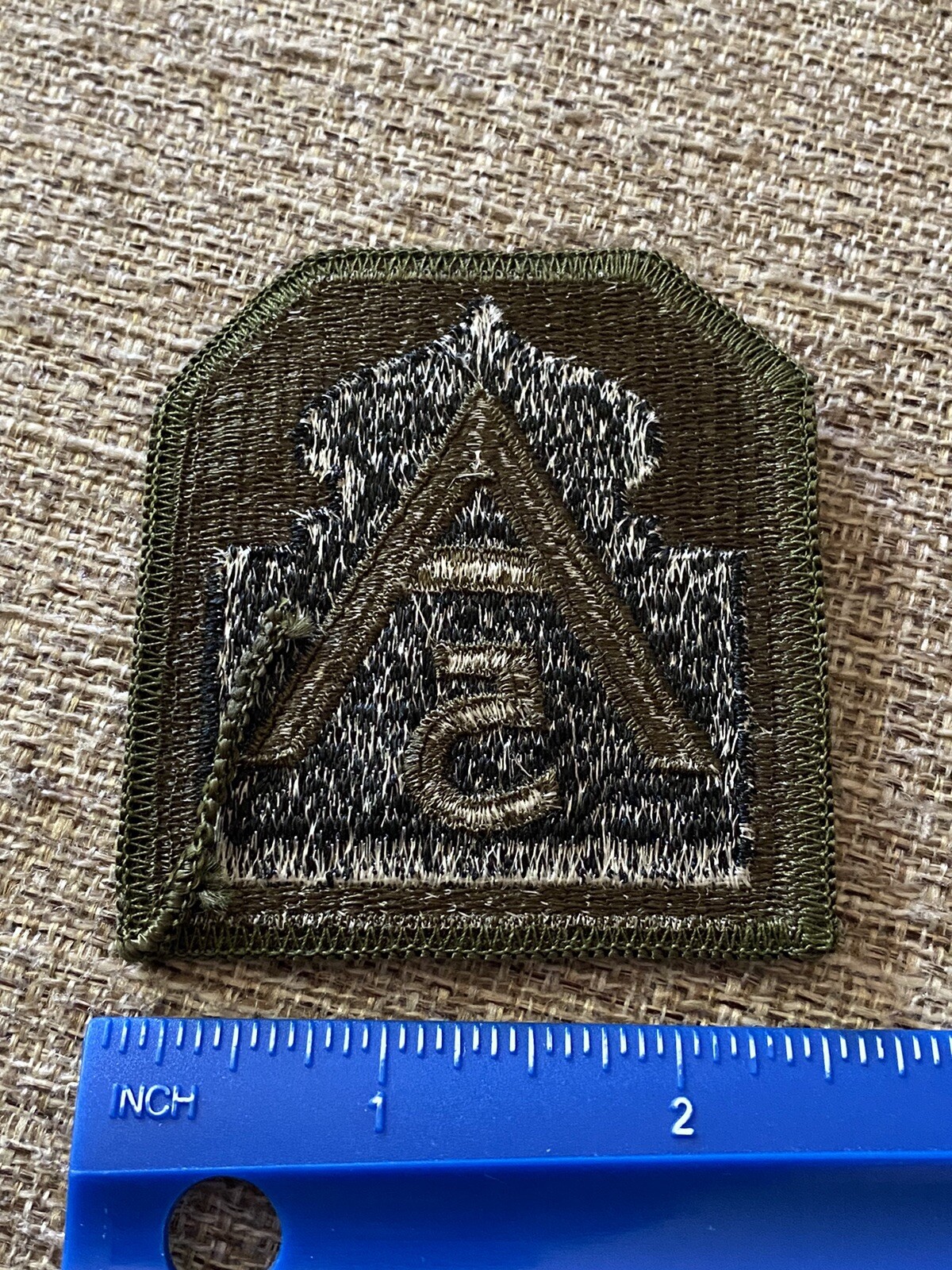 US Army ￼5th Army Subdued Patch A Castle INV7018
