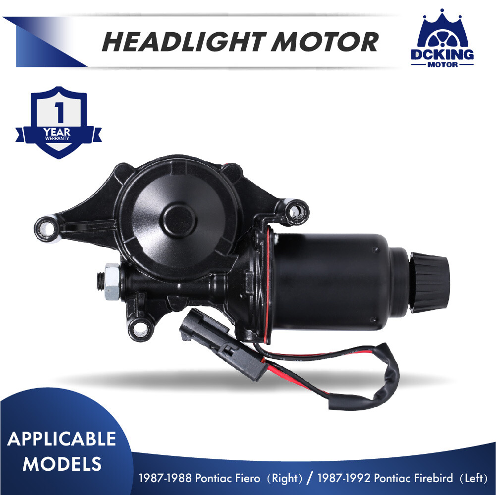 Headlight Motor For Pontiac Fiero 87-88 Right And Firebird 87-92 Left 16507926