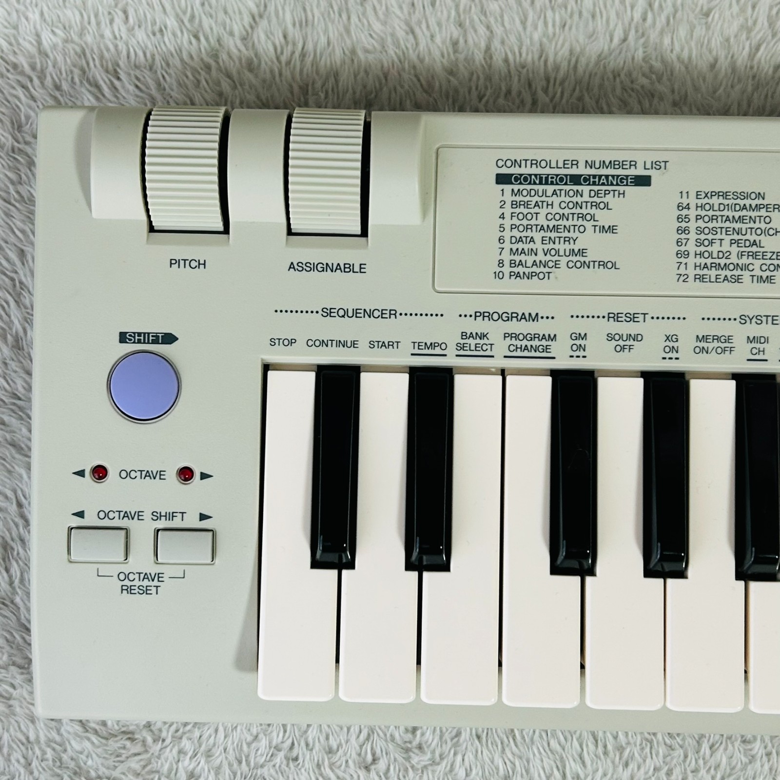 YAMAHA CBX-K1 MIDI Keyboard Compact Controller Tested Main Unit Only Model