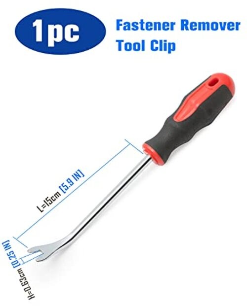 Door Upholstery, Panel, Trim Removal Tools for Auto Red_1pc