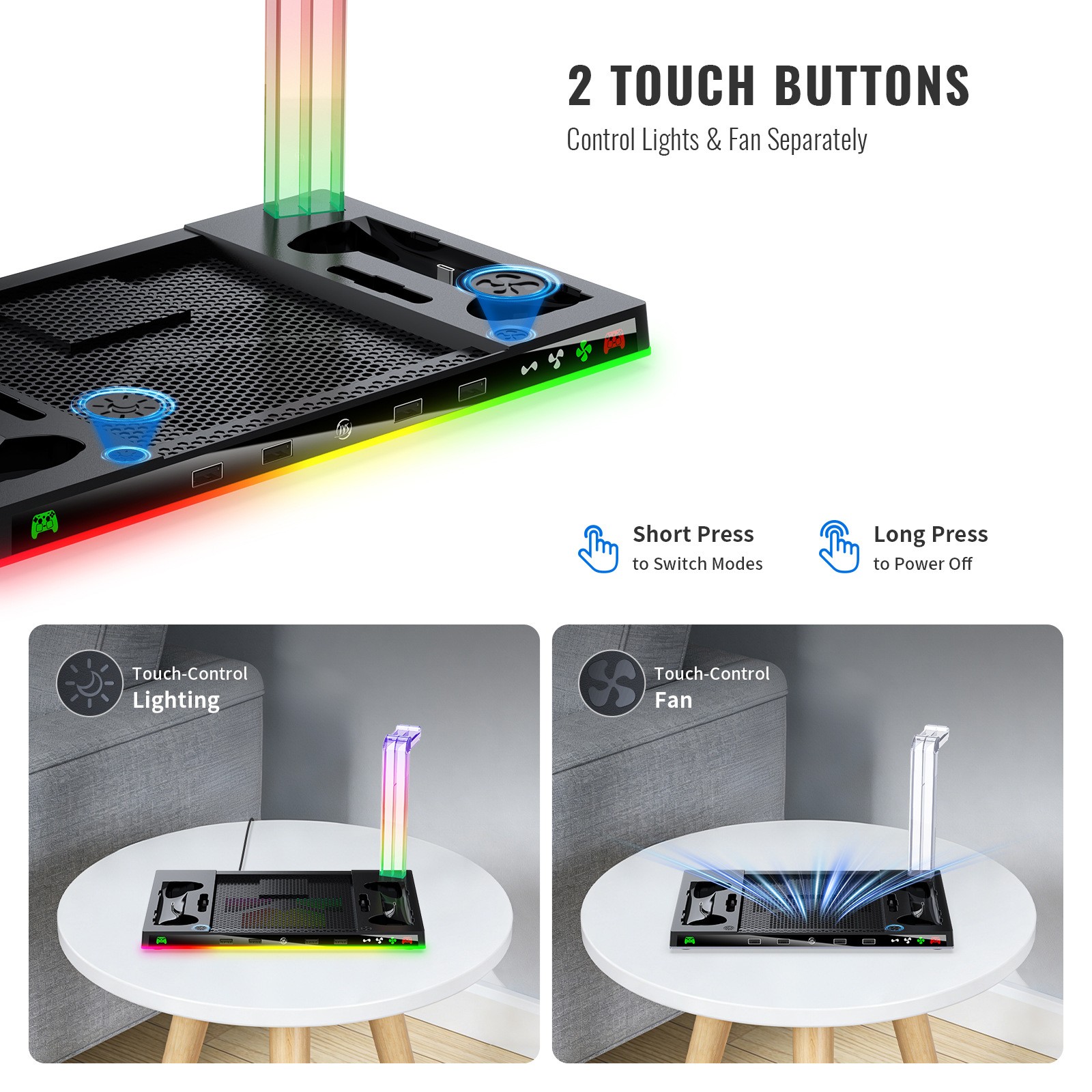 Cooling Fan Stand For Steam Machine Game Console Steam Controller Radiator Base