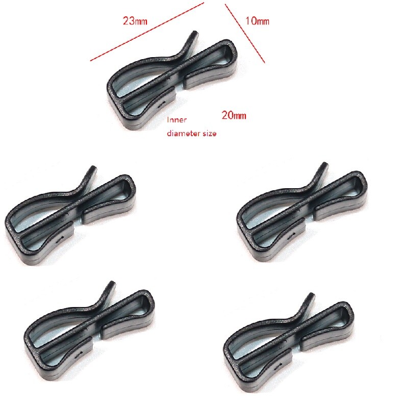 Tactical Webbing Buckle Clips for Backpack & Belt - 5pcs