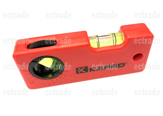 Kapro #245 MINI-LEVEL Acrylic100 x 41mm 4" Pocket Handy Level with Angle Finder