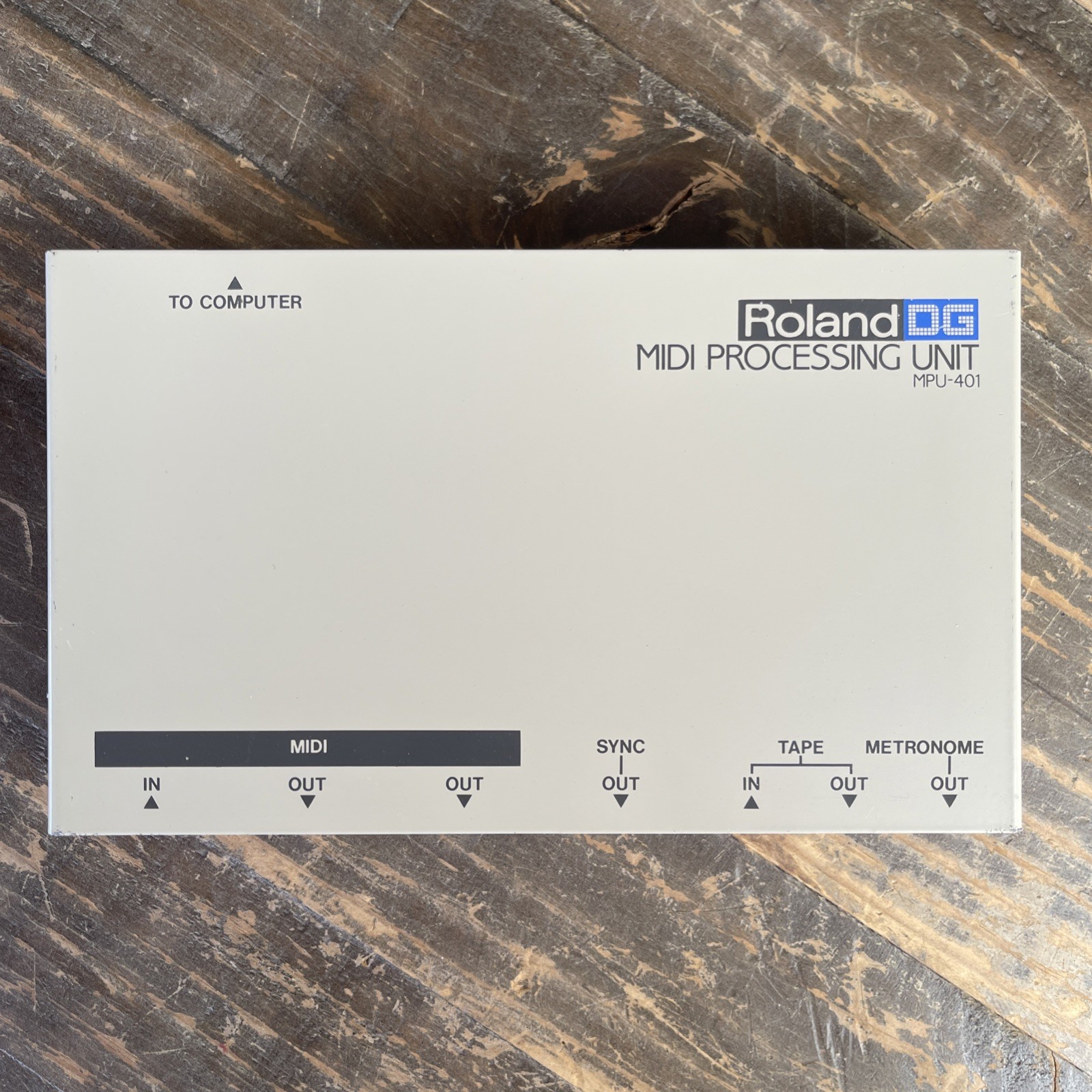 Roland MPU-401 Vintage Midi Processing Unit Made in Japan Untested