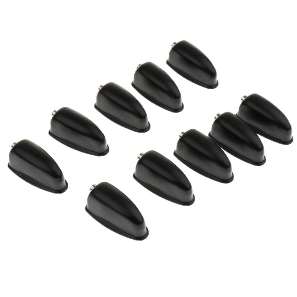 Pack Of 10 Iron Replacement End Tom Drum Mount Lugs Black