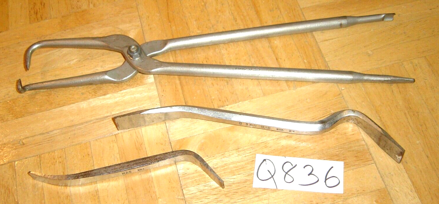 MAC TOOLS 3 PIECE BRAKE SPRING PLIERS, ADJUSTING SPOONS