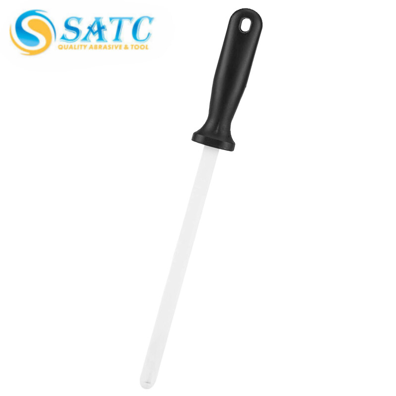 15 inch Ceramic Sharpening Stone Honing Rod for Kitchen Knives Scissors Sickles