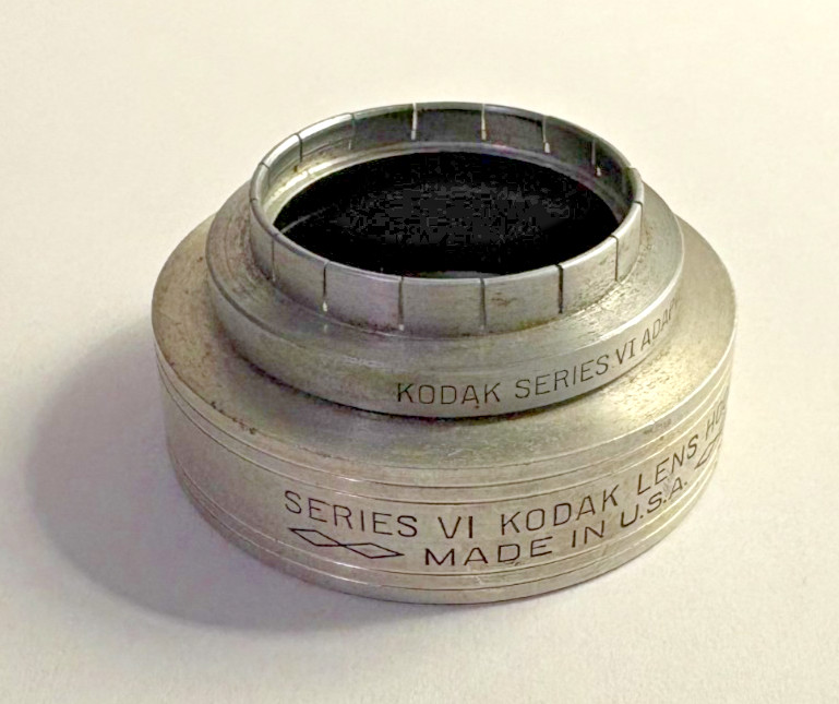 Kodak Series VI 31.5 mm-1 13/32 in. Adapter Ring &  Series VI Lens Hood