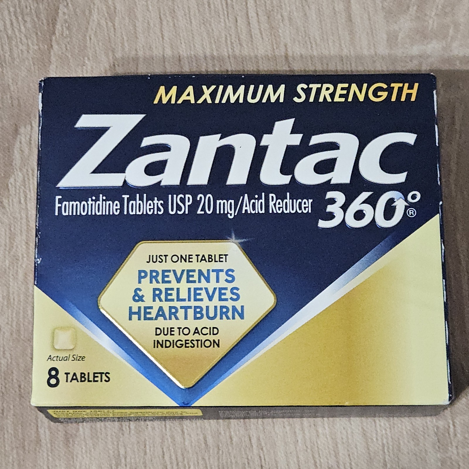 Maximum Strength Acid Heartburn & Reducer. Famotidine 20MG  8 Tablets Exp 10/26
