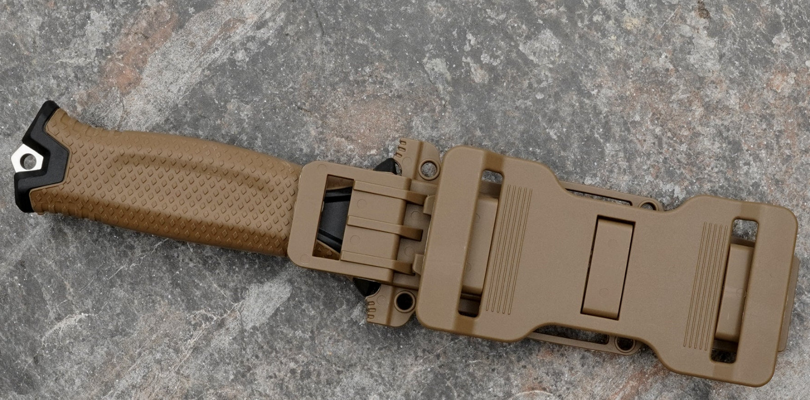 Gerber StrongArm Knife, Coyote Brown Serrated Fixed Blade